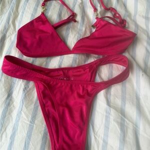 Sommer Women Swim Bikini bundle of two in Vibrant Pink and blue